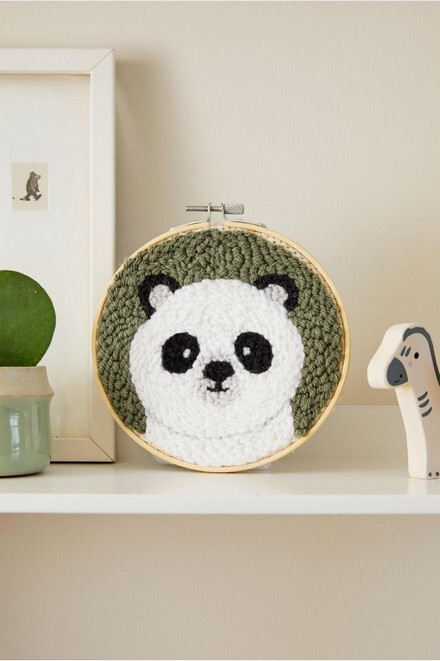 PN006K Kit punch needle - Patrice le Panda - Gift of stitch