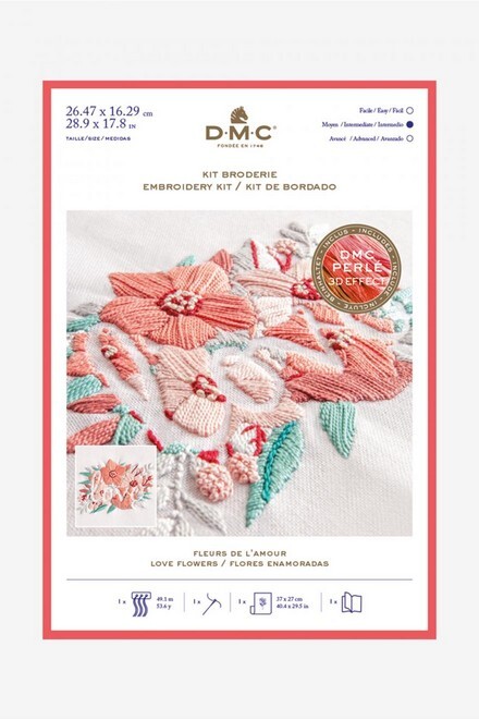 TB150 Kit broderie Fleurs de l'amour