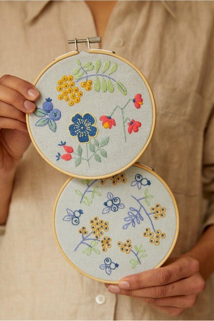 TB165 Mindful Making - Duo Kit broderie - Baies gourmandes