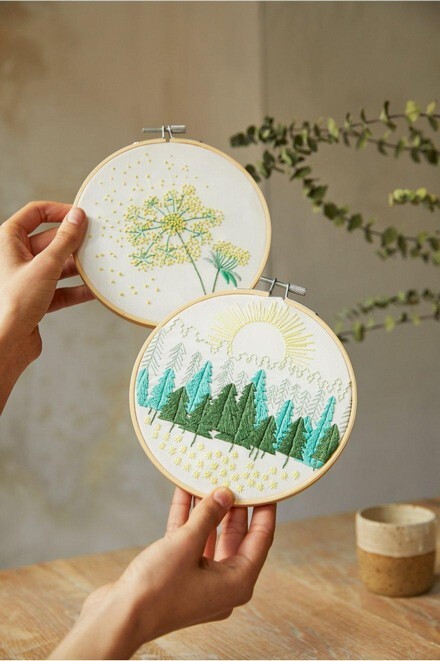 TB166 Mindful Making - Duo Kit broderie - Balade en for?t