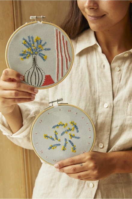 TB176 Mindful Making - Duo kit broderie Mimosa