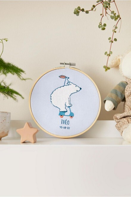 TB182 Kit Broderie - Ours Trotinette - Gift of stitch