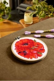 BK1817 Coquelicots ?carlates Kit point de croix