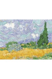 BL1067-71 Champs de bl? avec cypr?s Van Gogh NATIONAL GALLERY