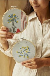 TB176 Mindful Making - Duo kit broderie Mimosa