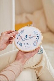 TB180 Kit Broderie - B?b? Cigogne - Gift of stitch-4