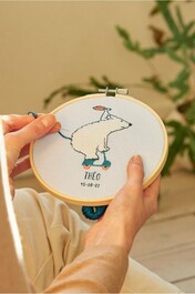 TB182 Kit Broderie - Ours Trotinette - Gift of stitch-2