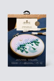 TB193 Kit broderie paysage hivernal de Georgie K.Emery-1