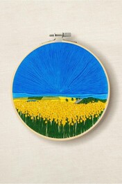 TB195 Kit broderie champs de tournesols par Victoria Rose Richards-1