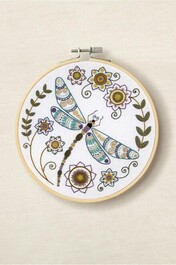 TB197 Kit broderie la libellule par Christel Gouze-1