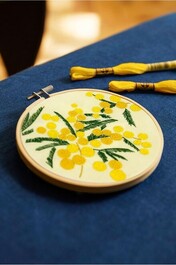 TB199 Kit broderie mimosas de M.D Procureur